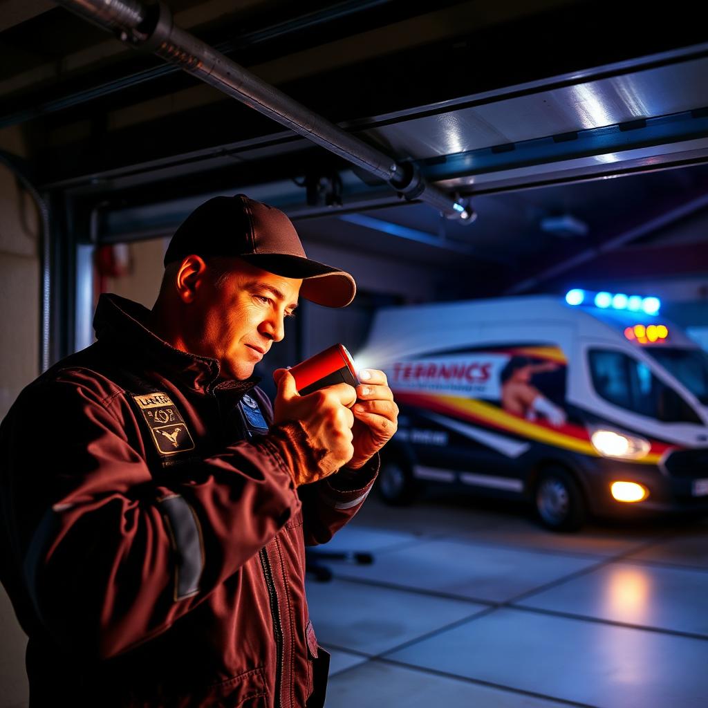 Professional garage door emergency service